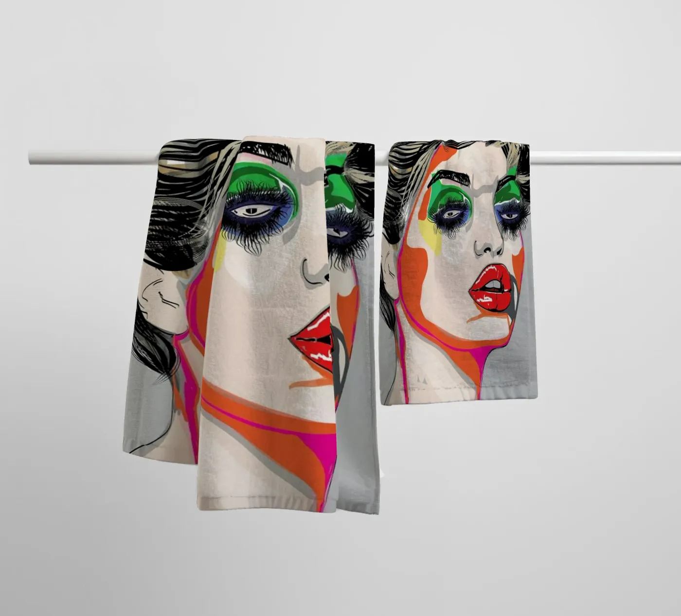 Colours badhanddoek van Marcell Naubert