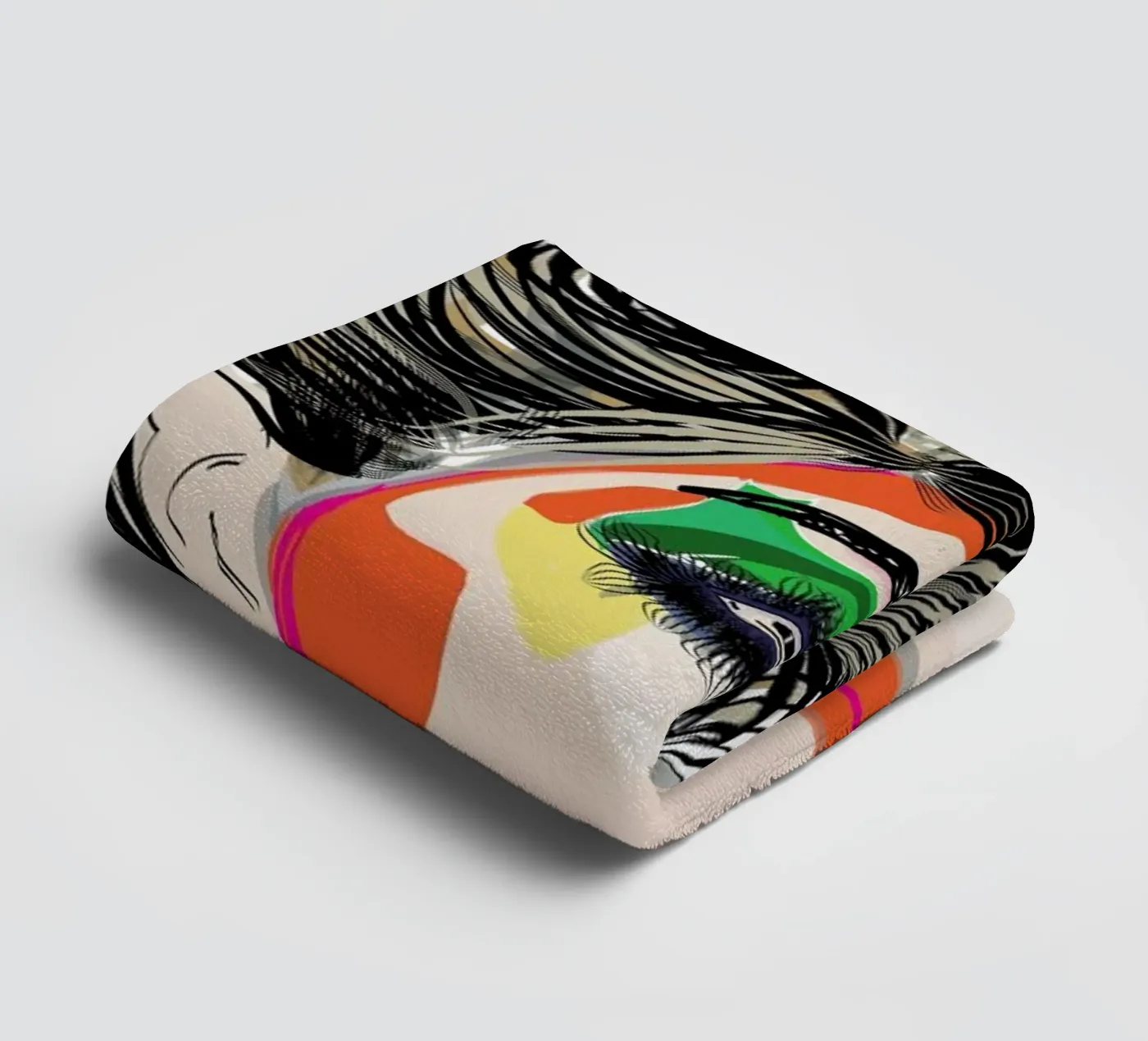 Colours badhanddoek van Marcell Naubert