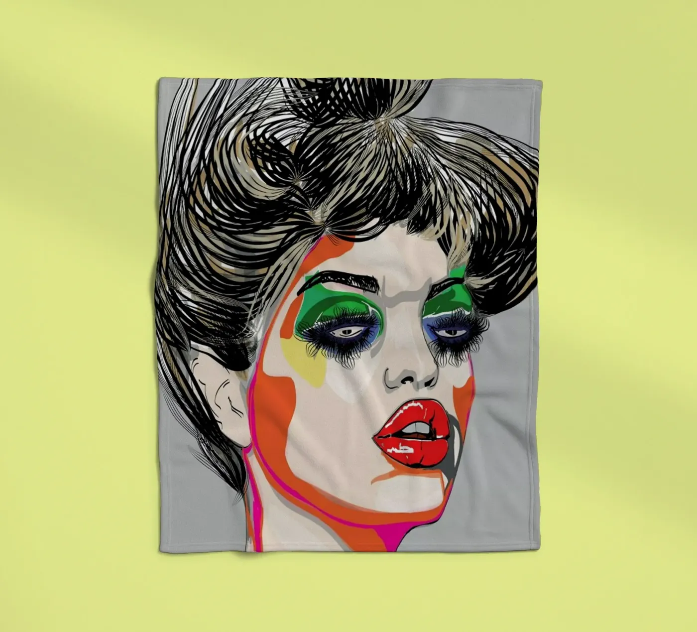 Colours fleecedeken van Marcell Naubert