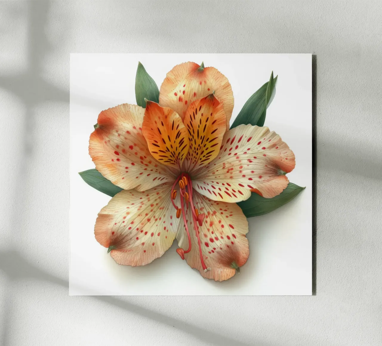 Flor de alstroemeria 1 aluminio dibond de Bold Blooms