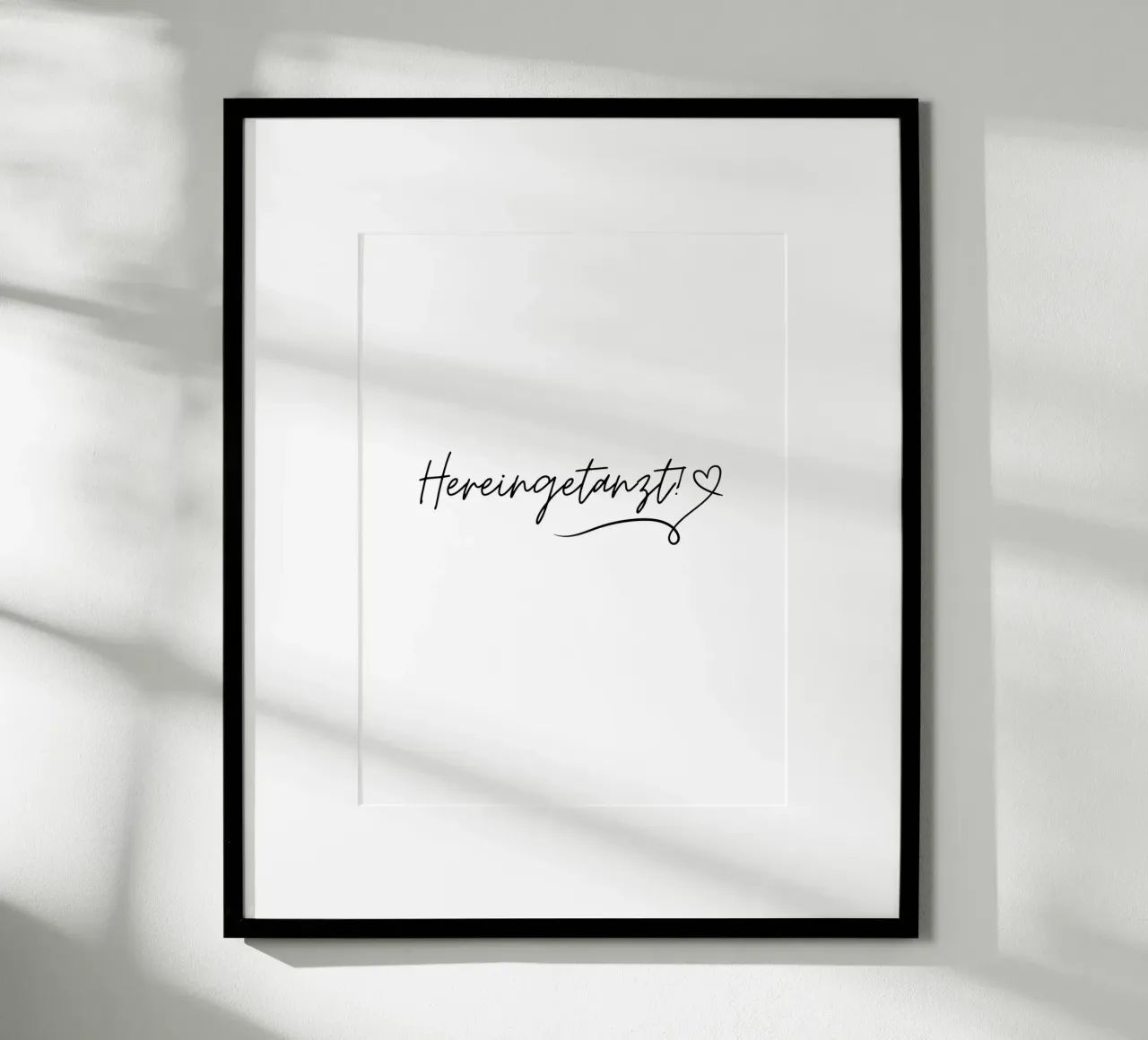 Hereingetanzt - Flur, Eingangsbereich - Willkommen - Gäste poster da keinkonzept