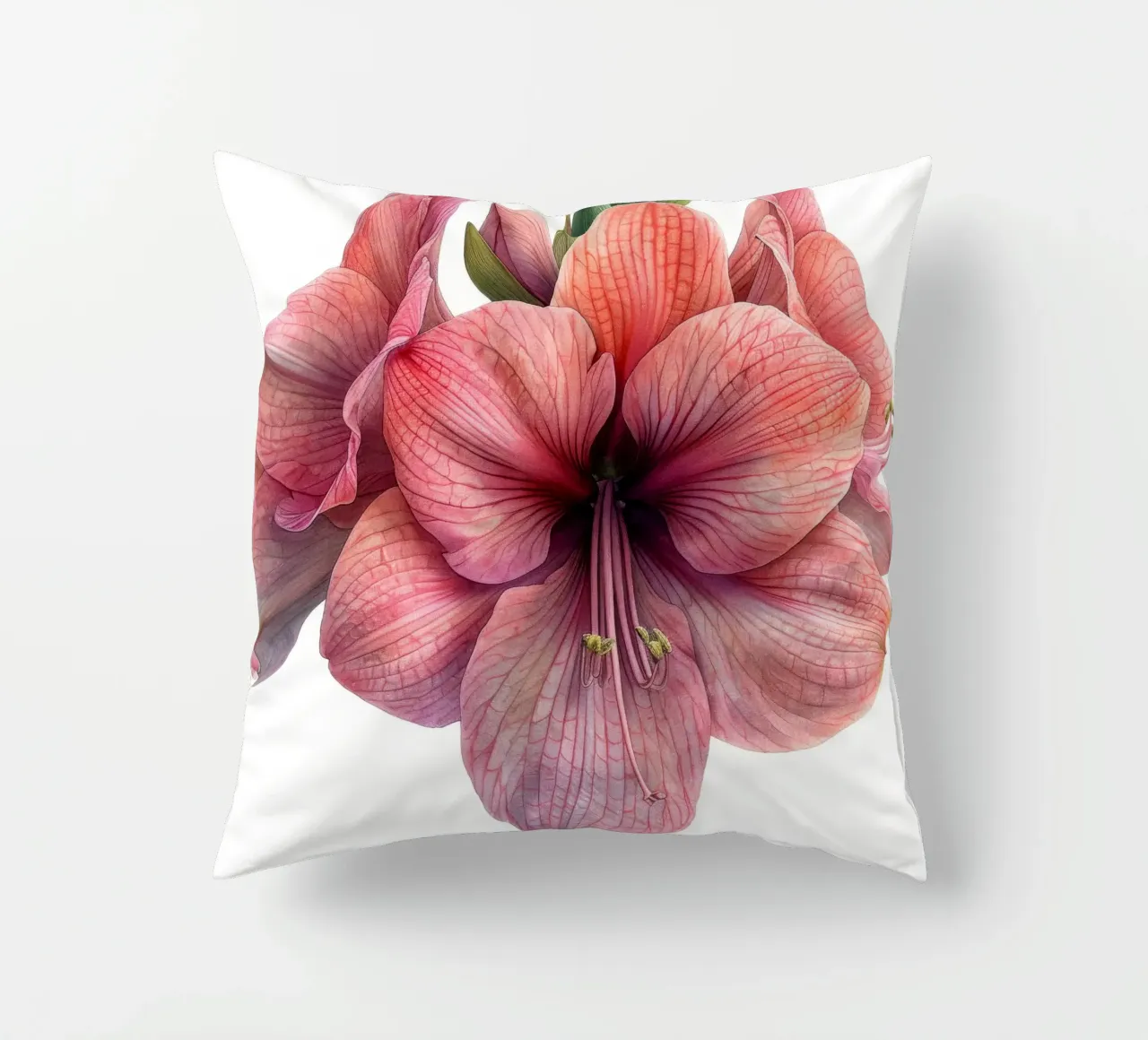 Fiore di Amaryllis 2 cuscino da Bold Blooms