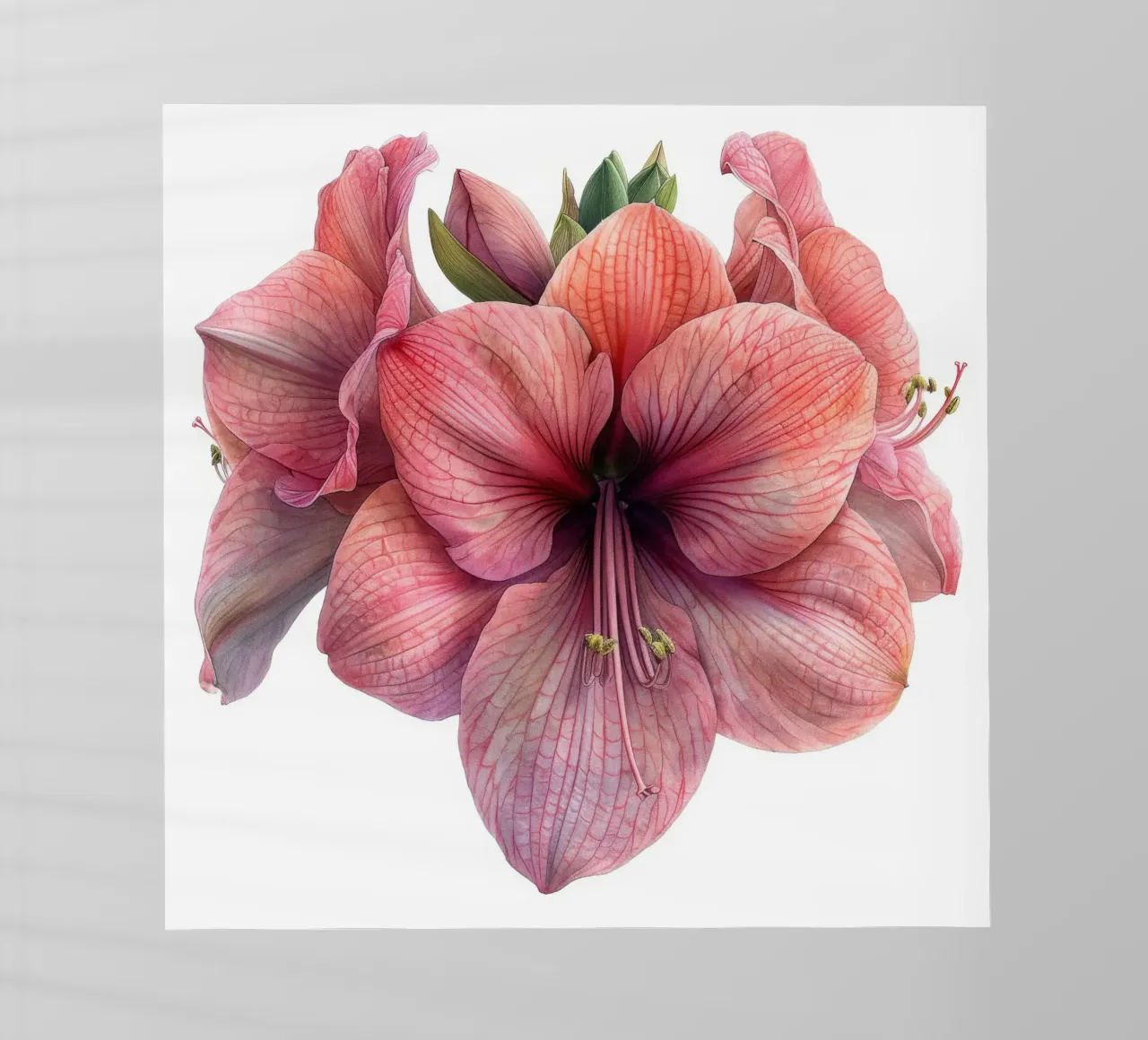 Fiore di Amaryllis 2 pellicola backlit da Bold Blooms