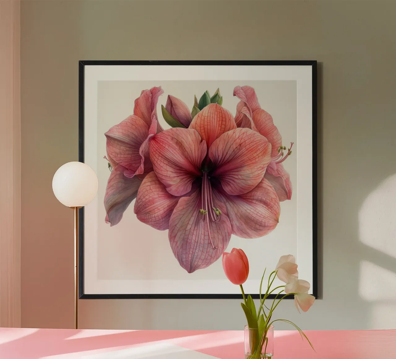 Fiore di Amaryllis 2 poster da Bold Blooms