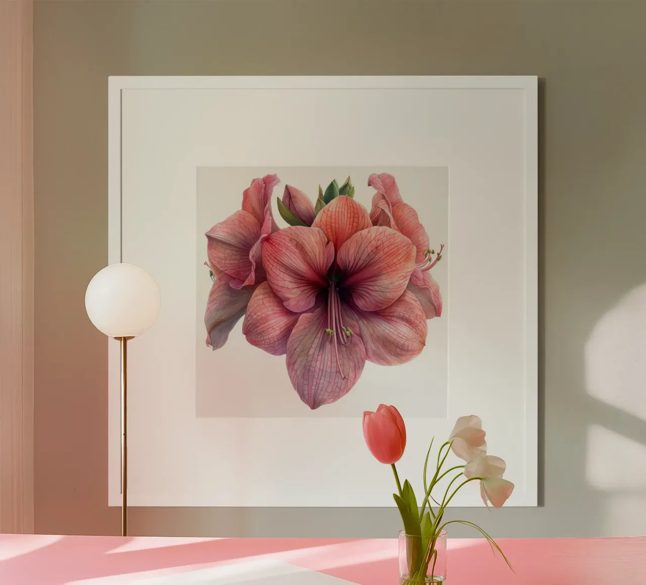 Fiore di Amaryllis 2 poster da Bold Blooms