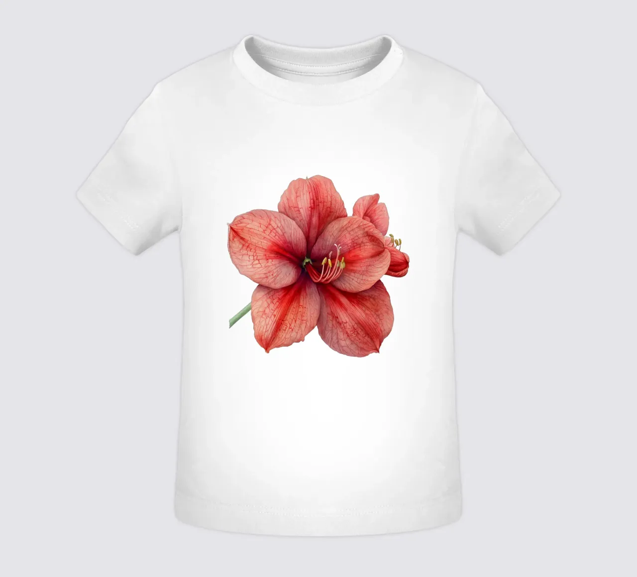 Amaryllisblüte 3 Baby T-Shirt von Bold Blooms