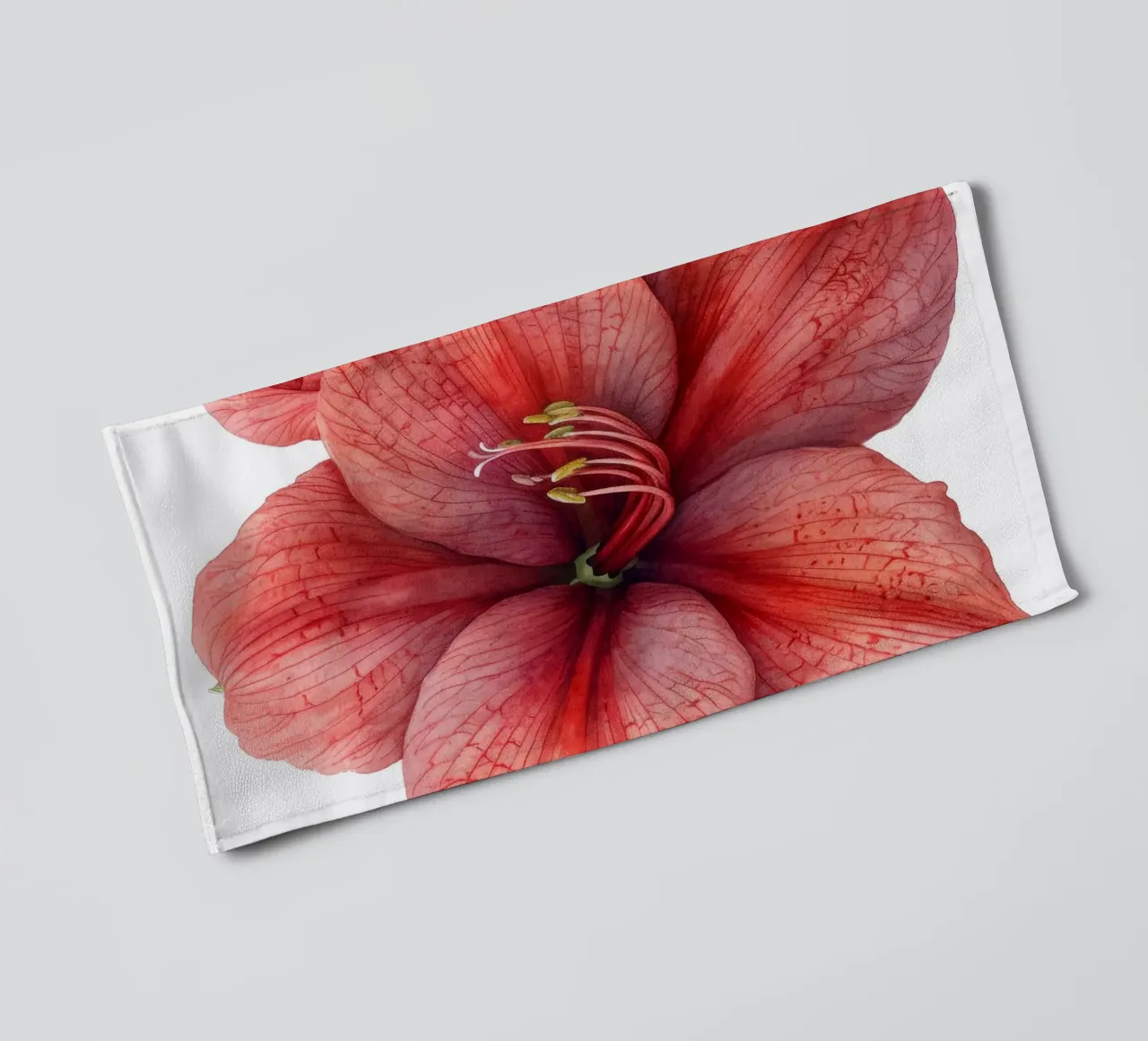 Flor de amarilis 3 toalla de baño de Bold Blooms
