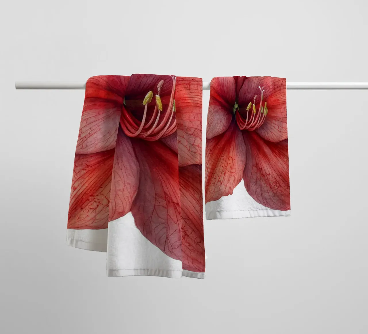 Flor de amarilis 3 toalla de baño de Bold Blooms