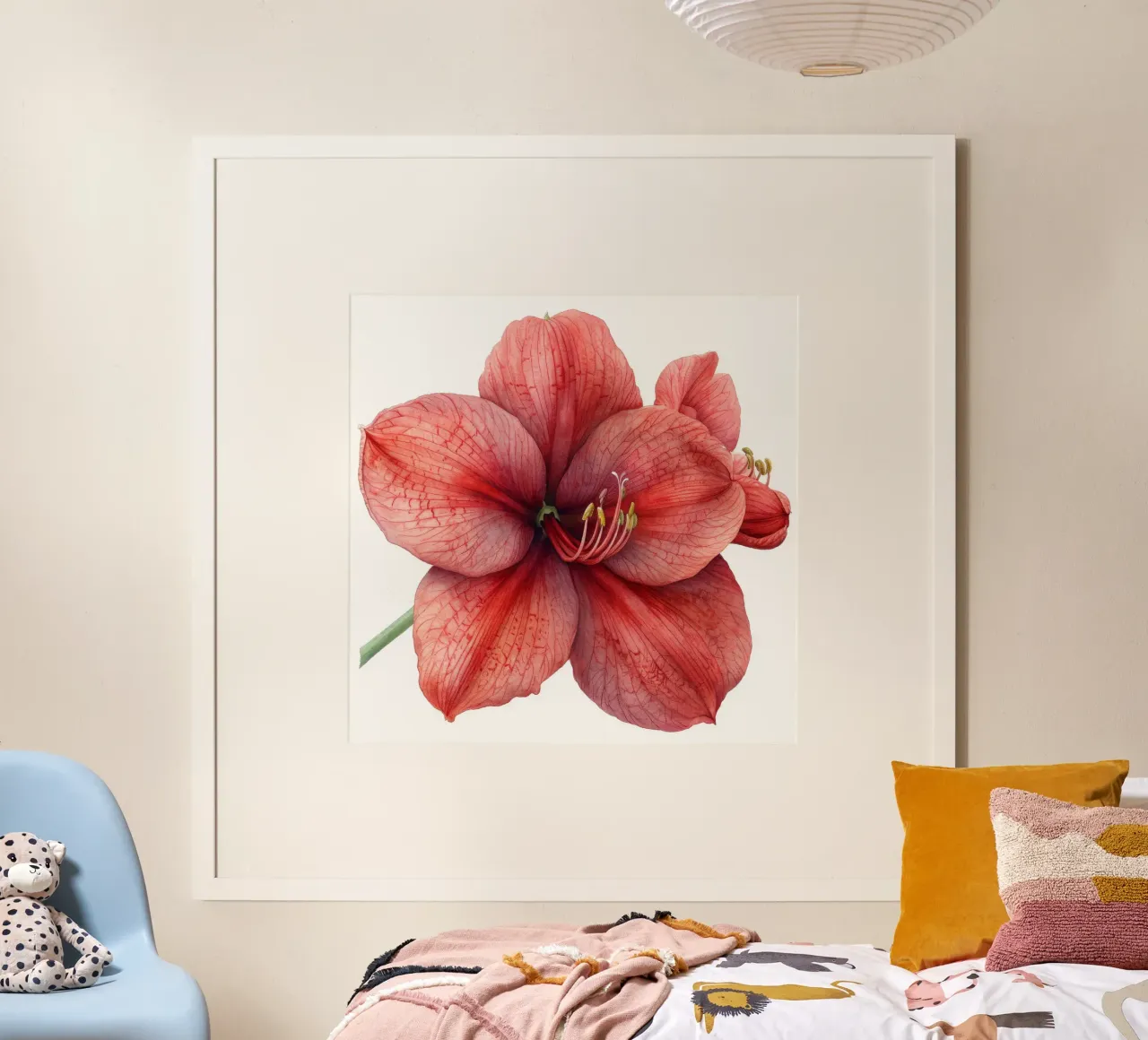 Fiore di Amaryllis 3 carta hahnemühle da Bold Blooms