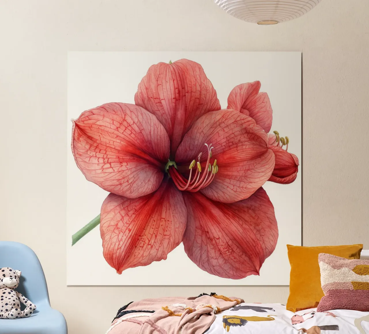 Fiore di Amaryllis 3 carta hahnemühle da Bold Blooms