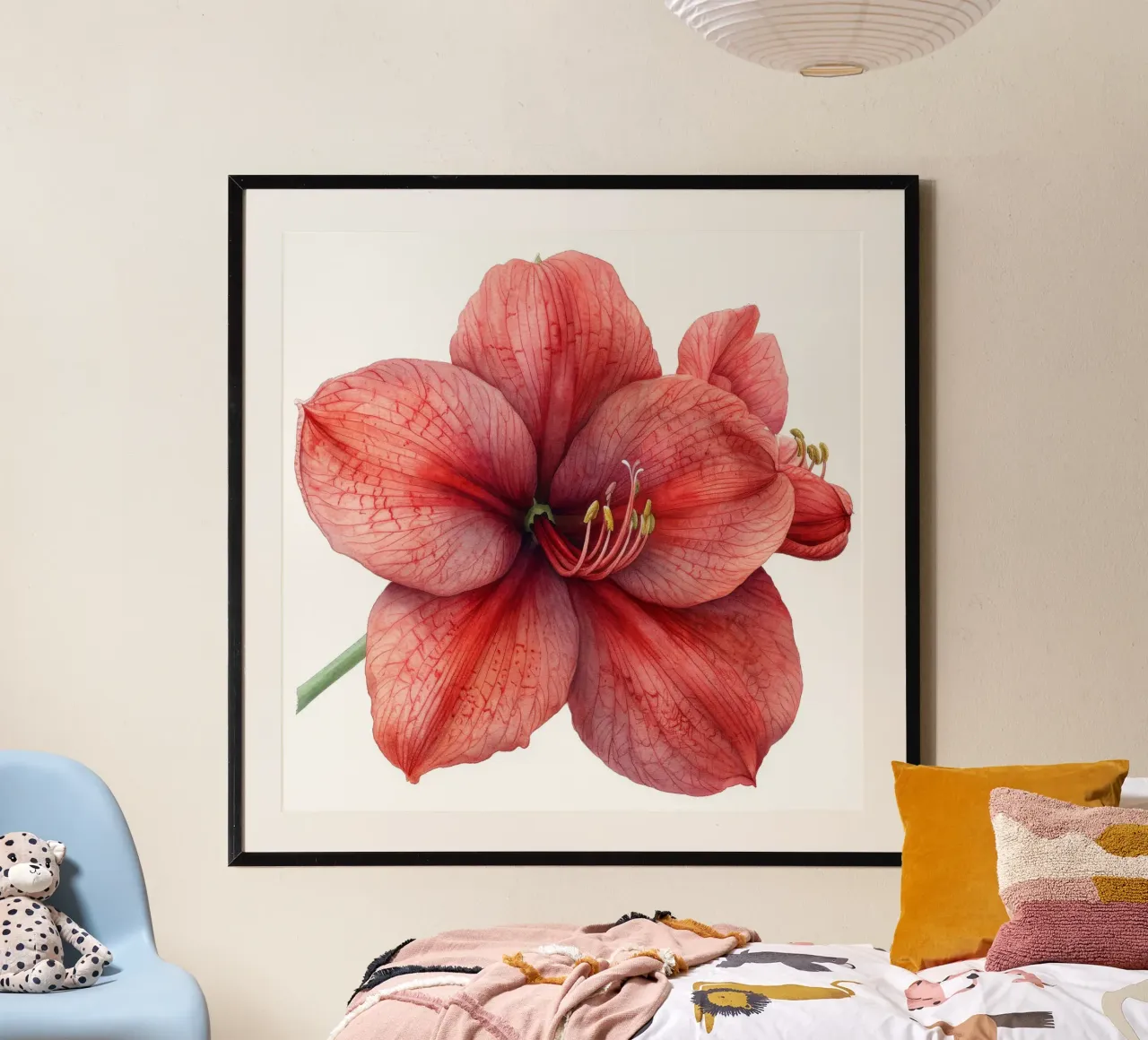 Fiore di Amaryllis 3 carta hahnemühle da Bold Blooms