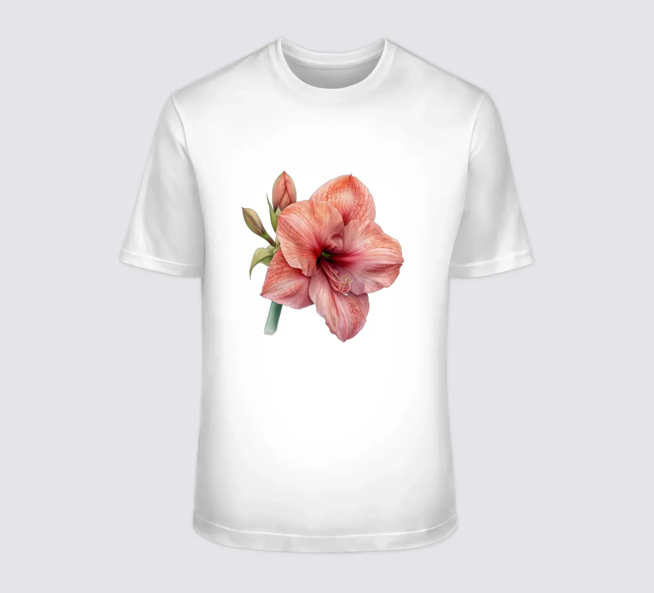 Amaryllis Flower 4 t-shirt by Bold Blooms