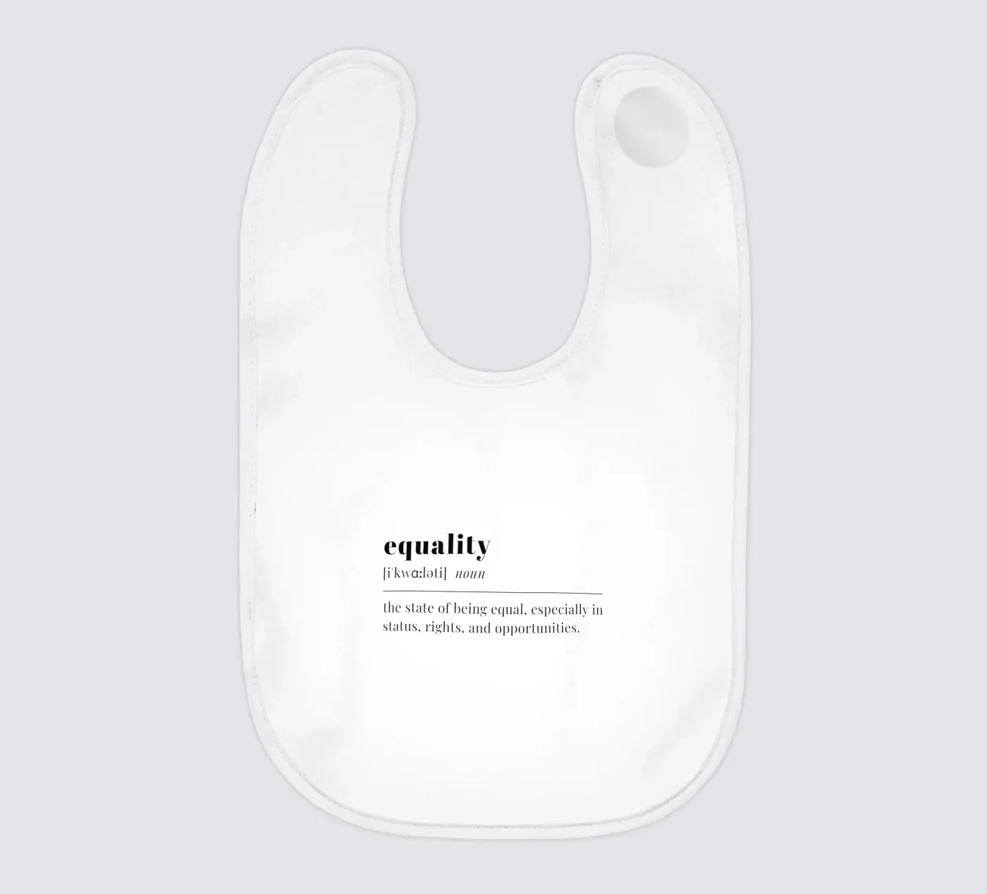 equality baby bib by pilotpegasus