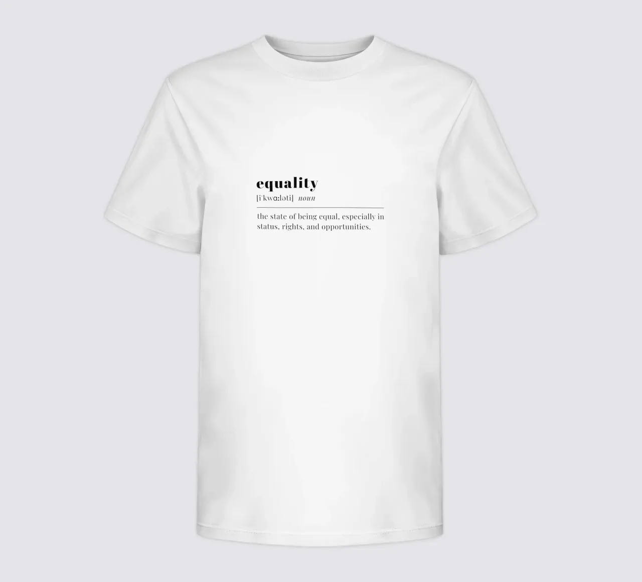 equality kinder t-shirt van pilotpegasus