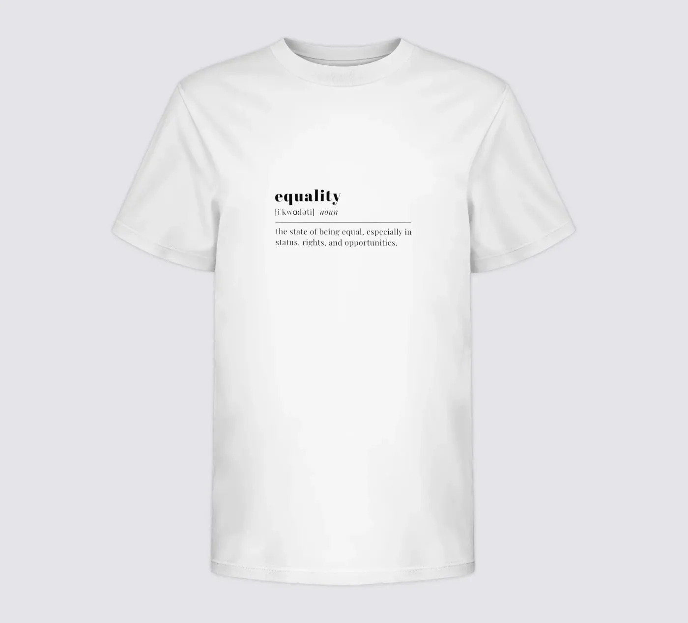 equality kinder t-shirt van pilotpegasus