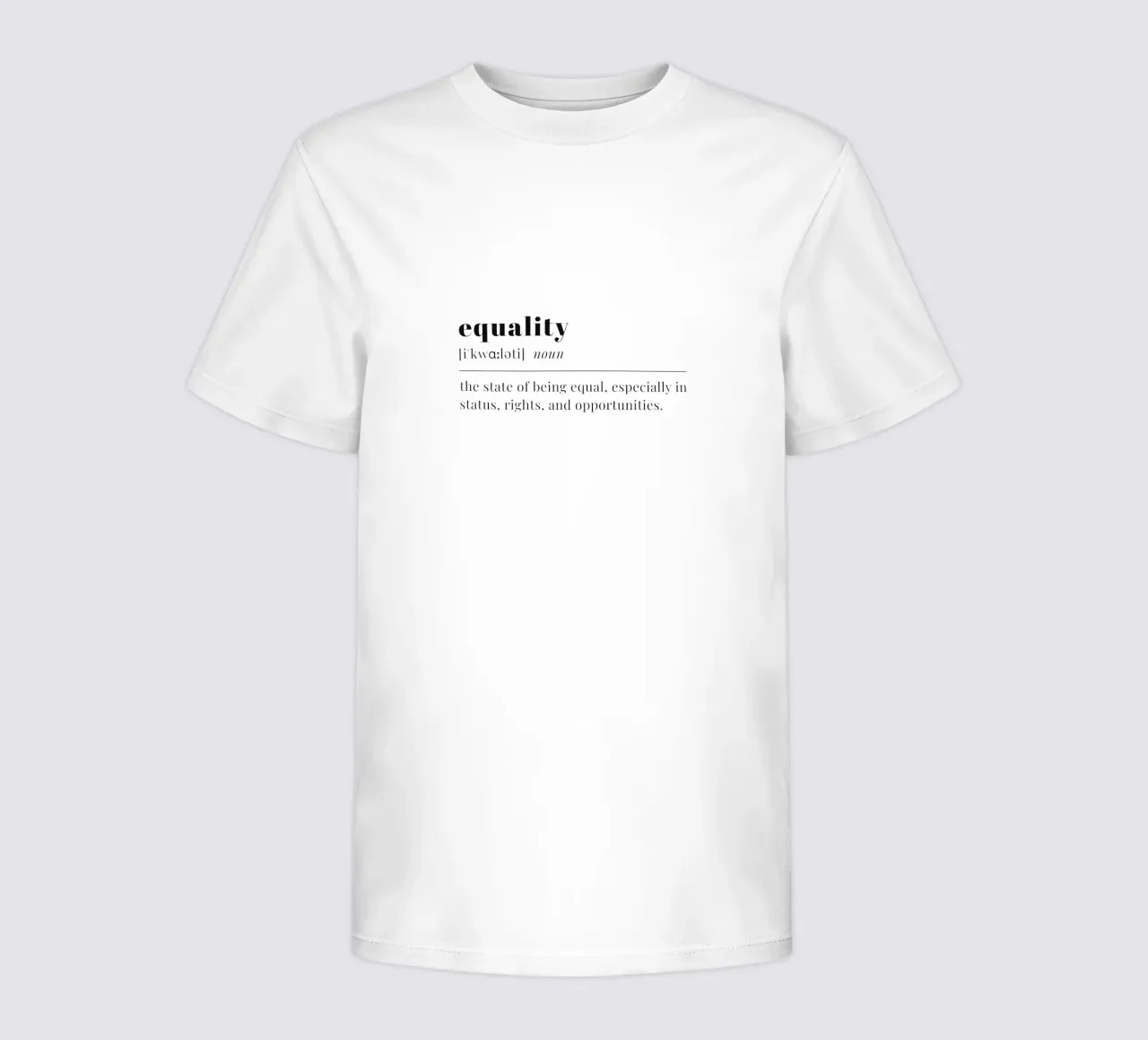 equality kinder t-shirt van pilotpegasus