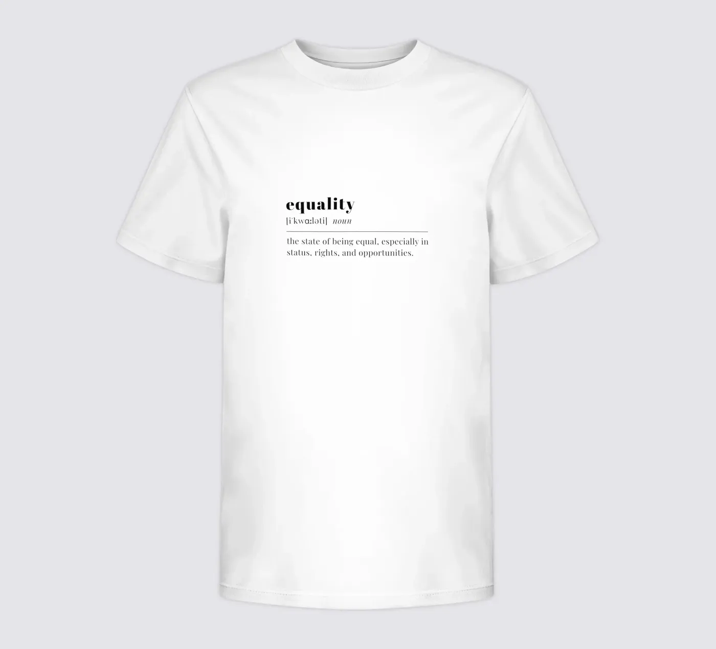equality kinder t-shirt van pilotpegasus
