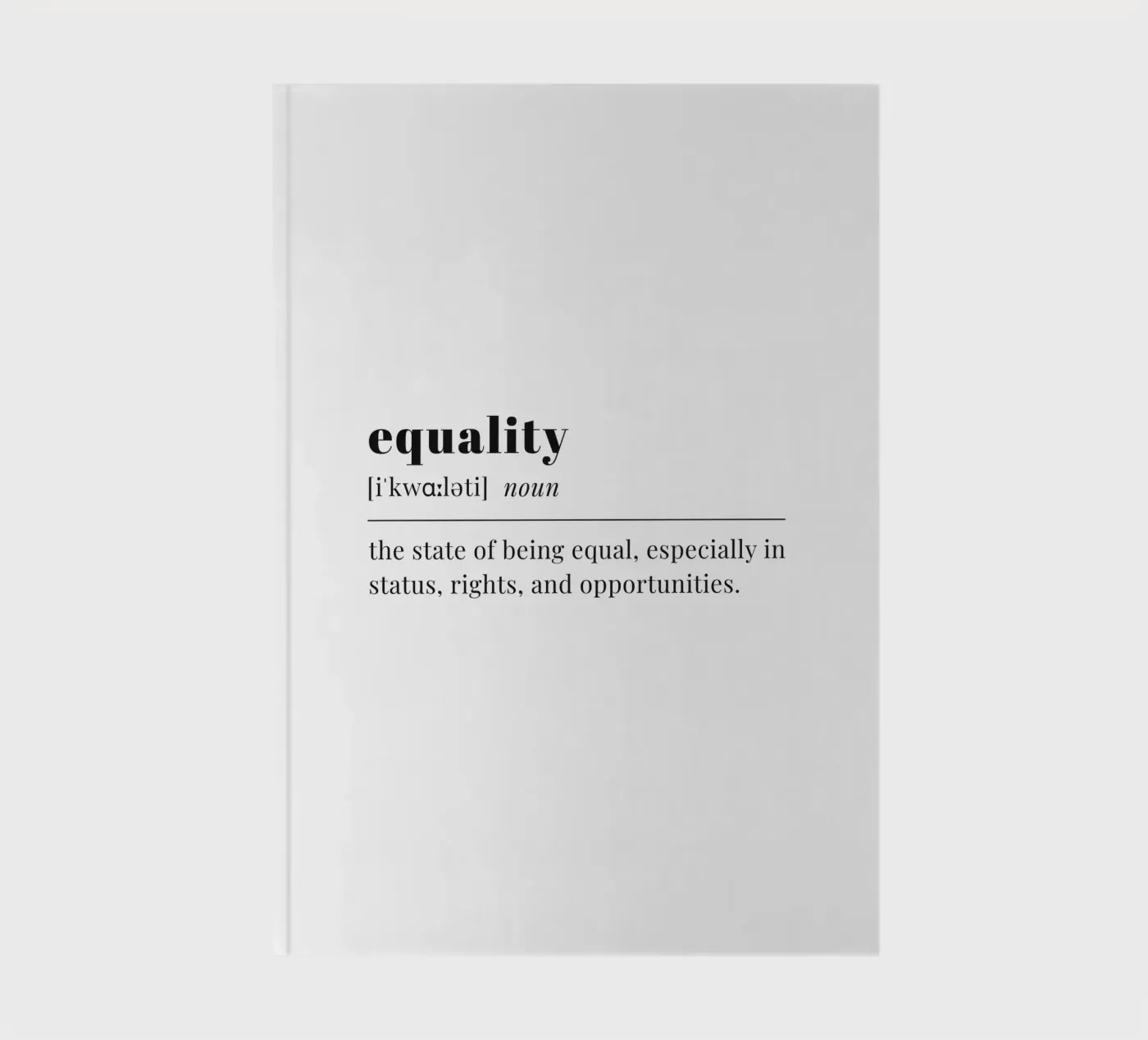 equality notebook by pilotpegasus