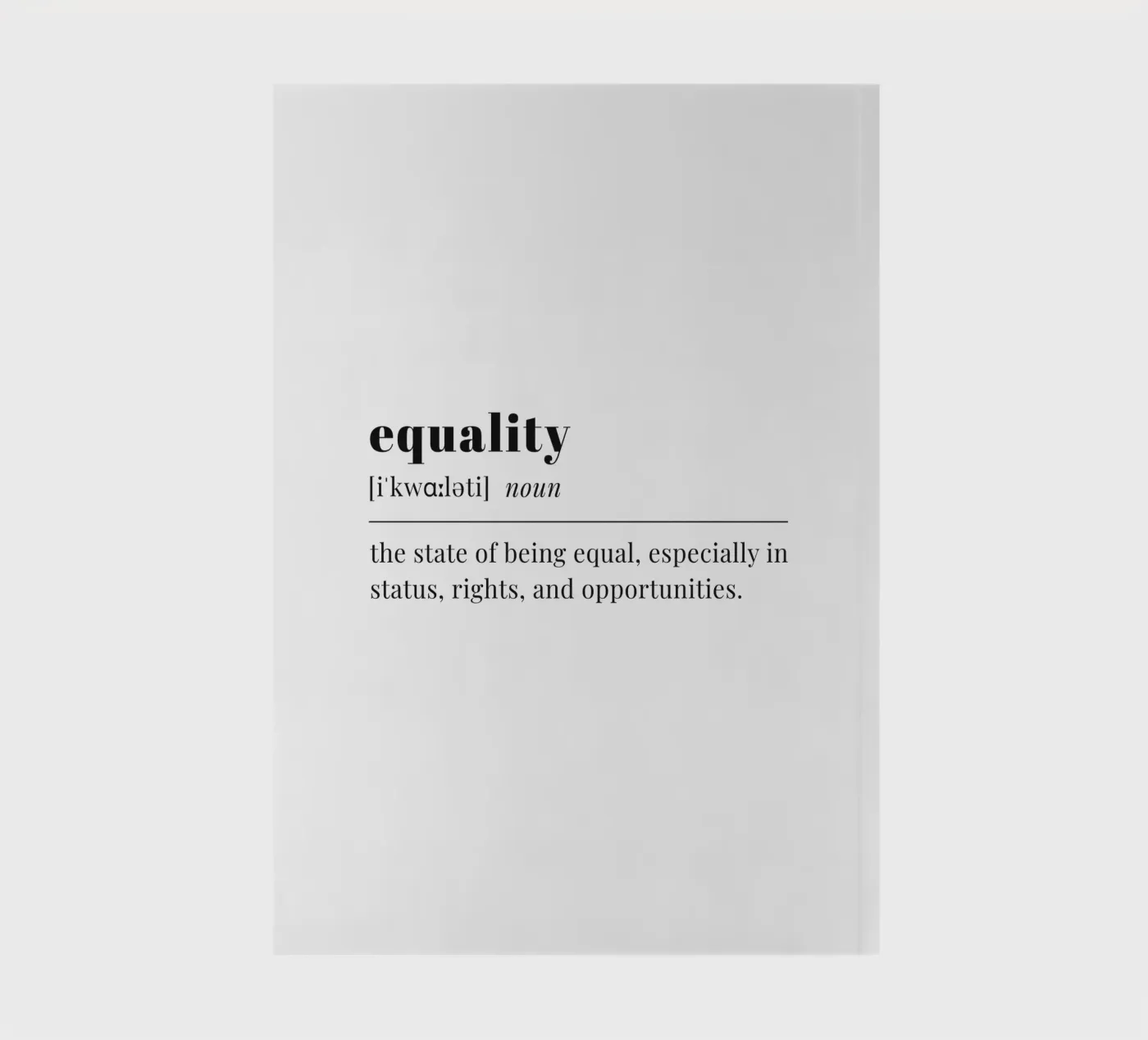 equality notebook by pilotpegasus