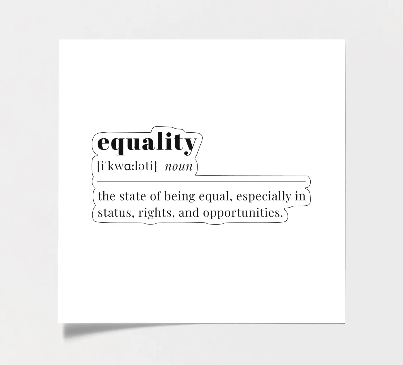 equality sticker sheet by pilotpegasus