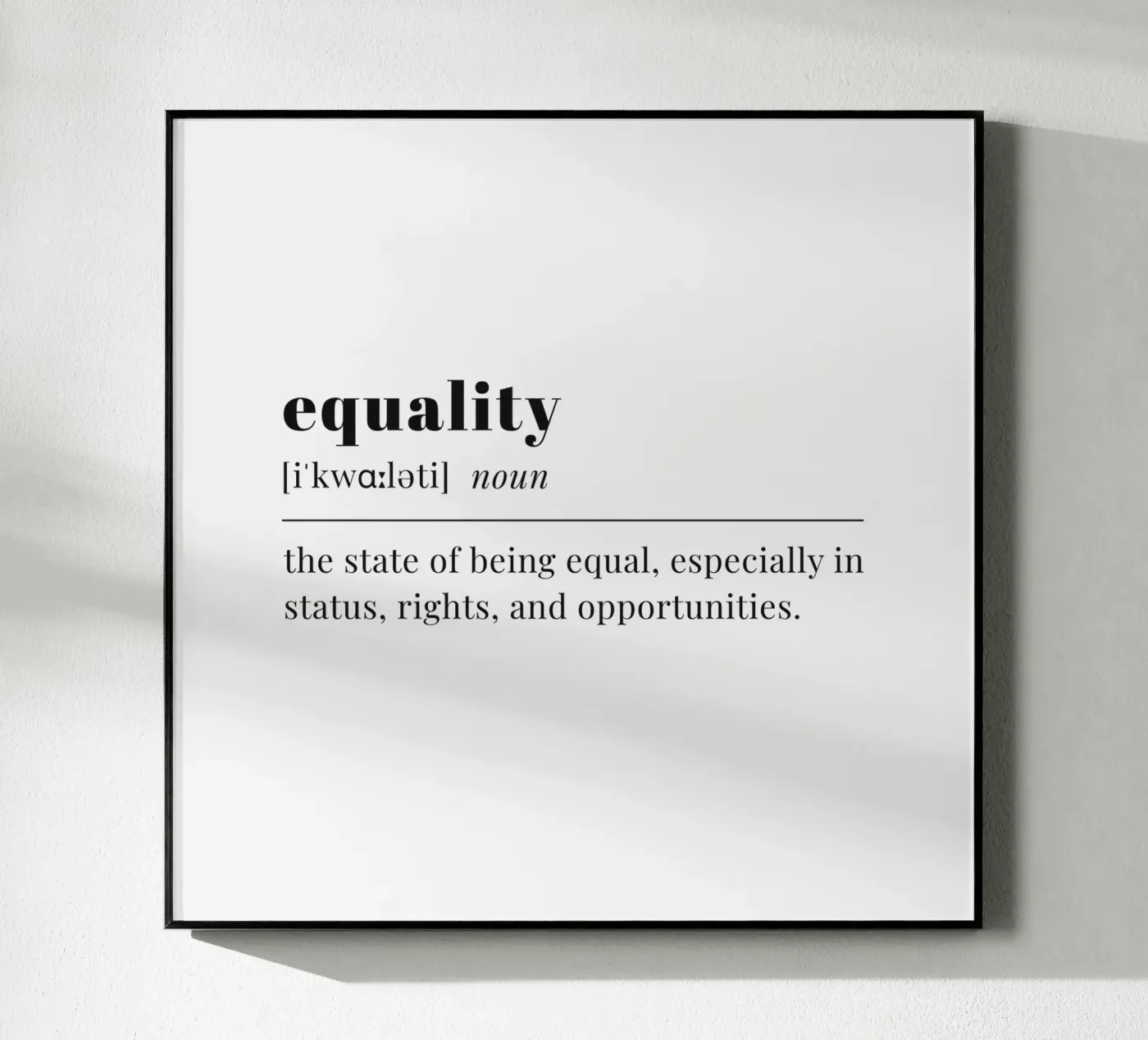 equality plexiglas de pilotpegasus