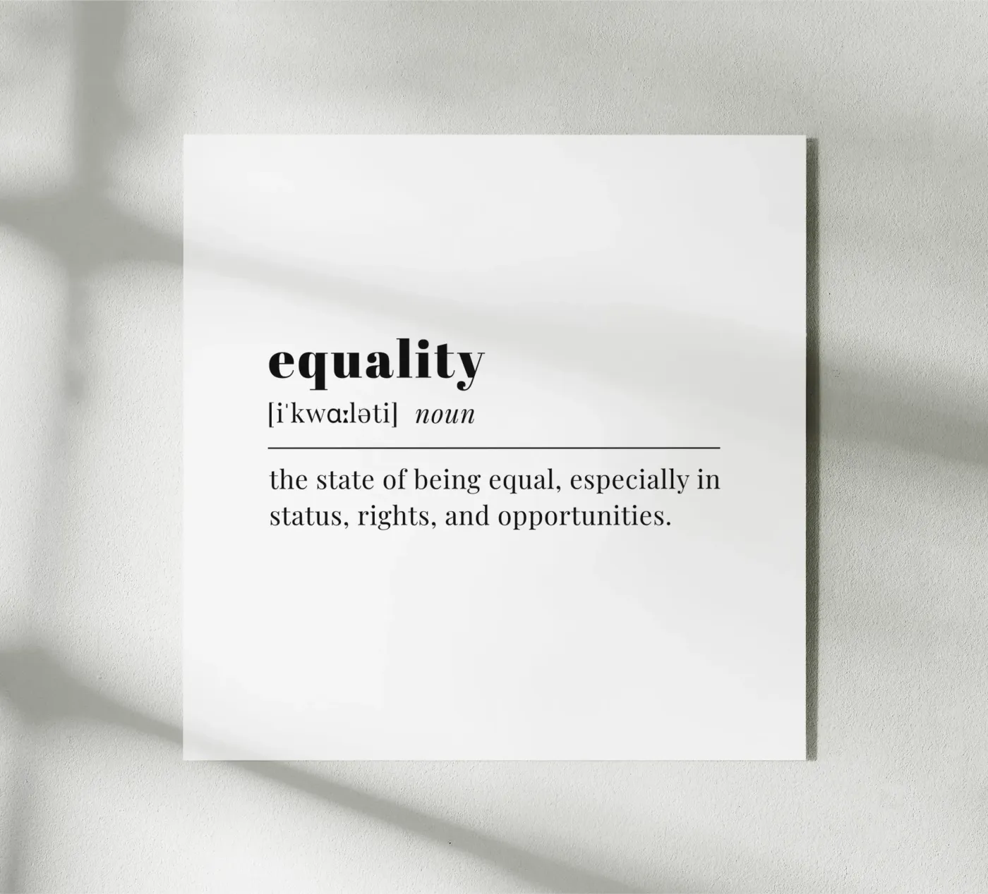 equality plexiglas de pilotpegasus