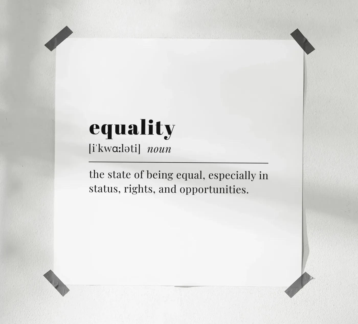 equality poster van pilotpegasus
