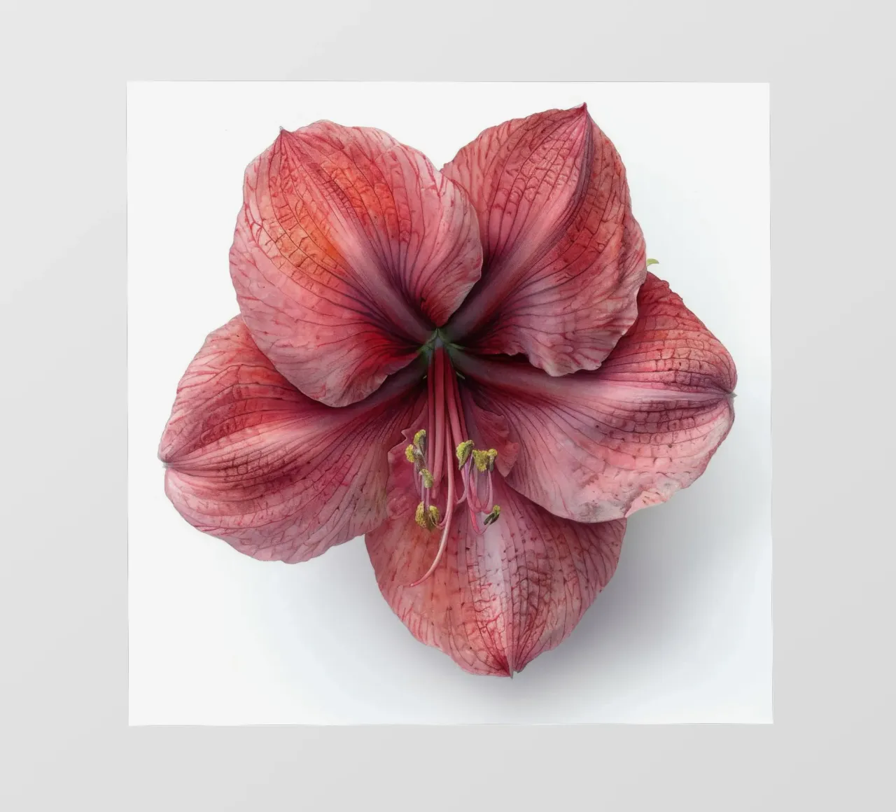 Fiore di Amaryllis 1 pellicola backlit da Bold Blooms
