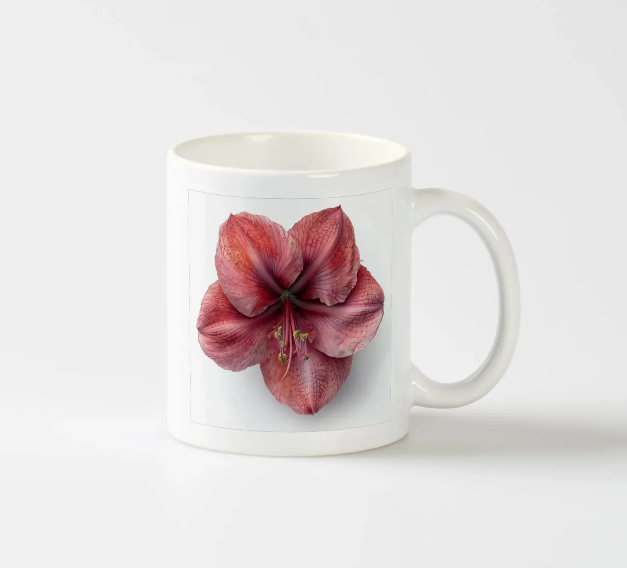 Fiore di Amaryllis 1 tazza in ceramica da Bold Blooms