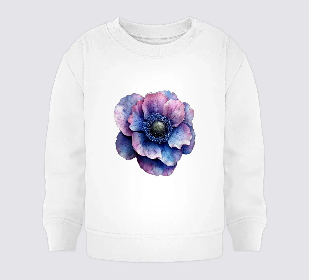 Fiore di anemone 2 felpa neonato da Bold Blooms