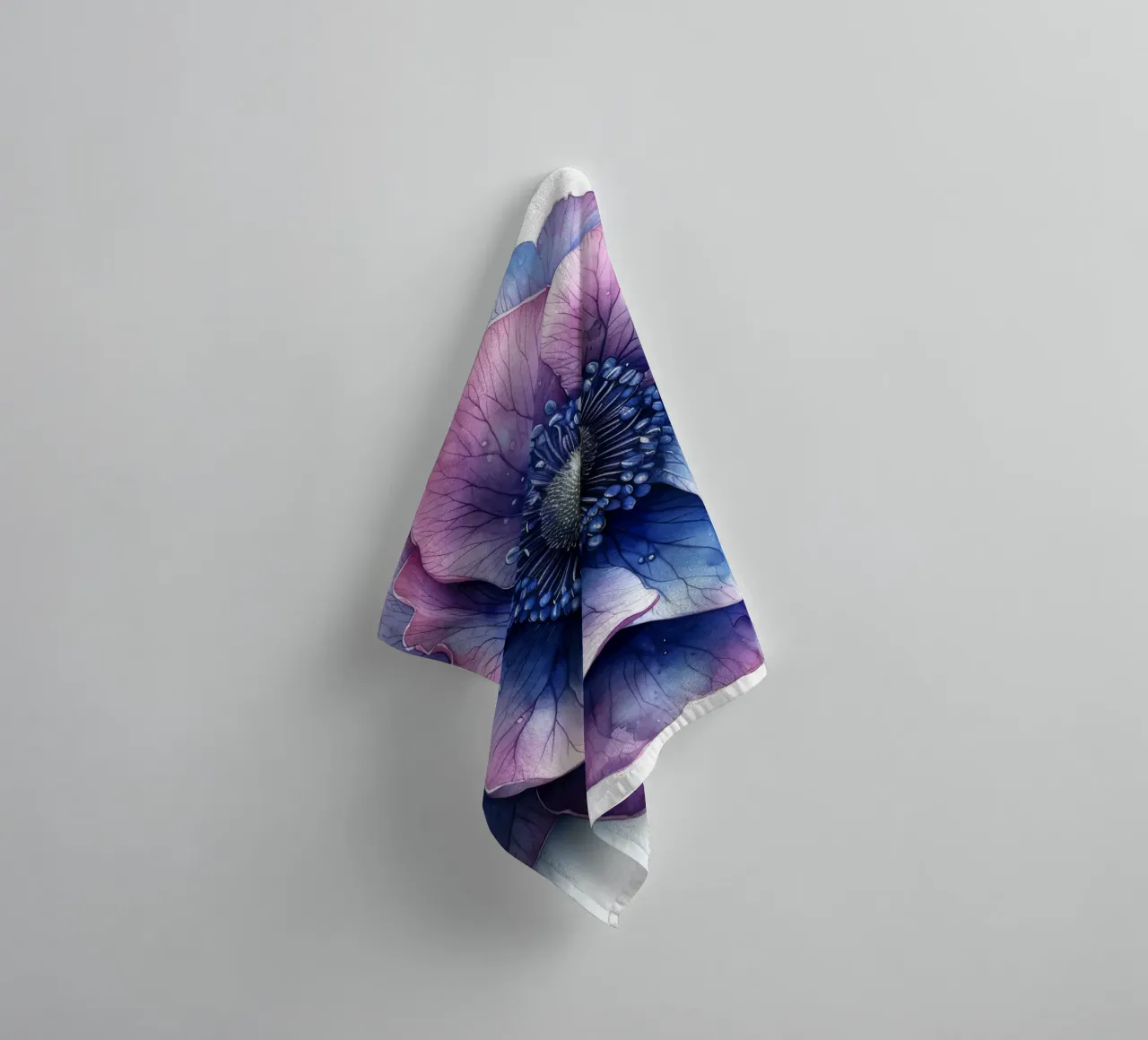 Anemone Flower 2 towel by Bold Blooms