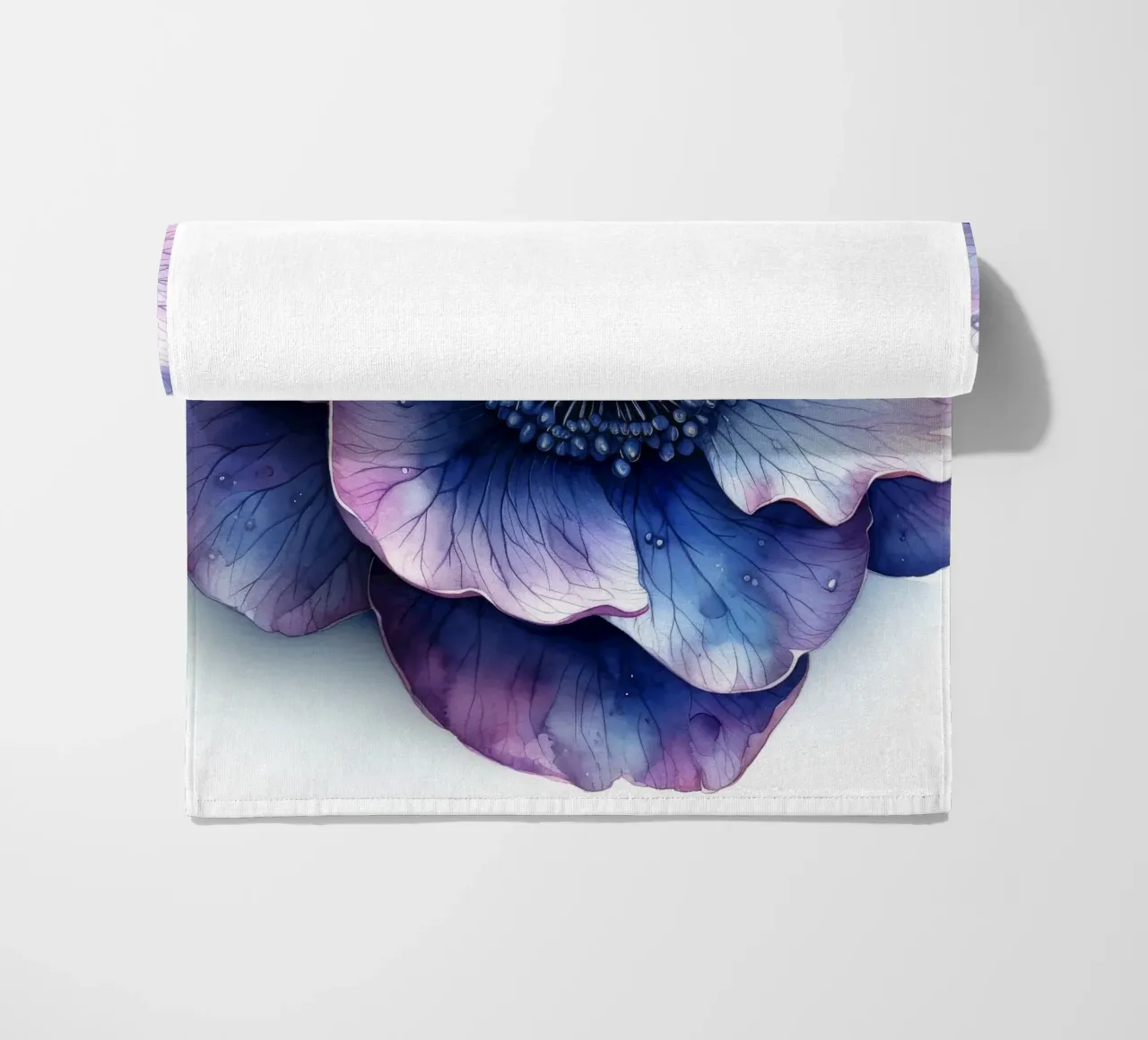 Fiore di anemone 2 telo mare da Bold Blooms