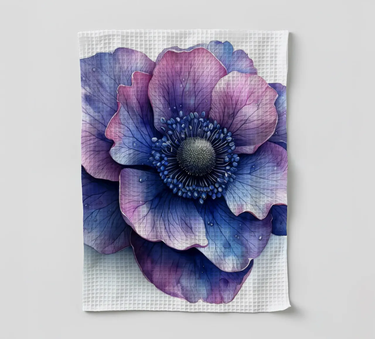 Fiore di anemone 2 canovaccio da cucina da Bold Blooms