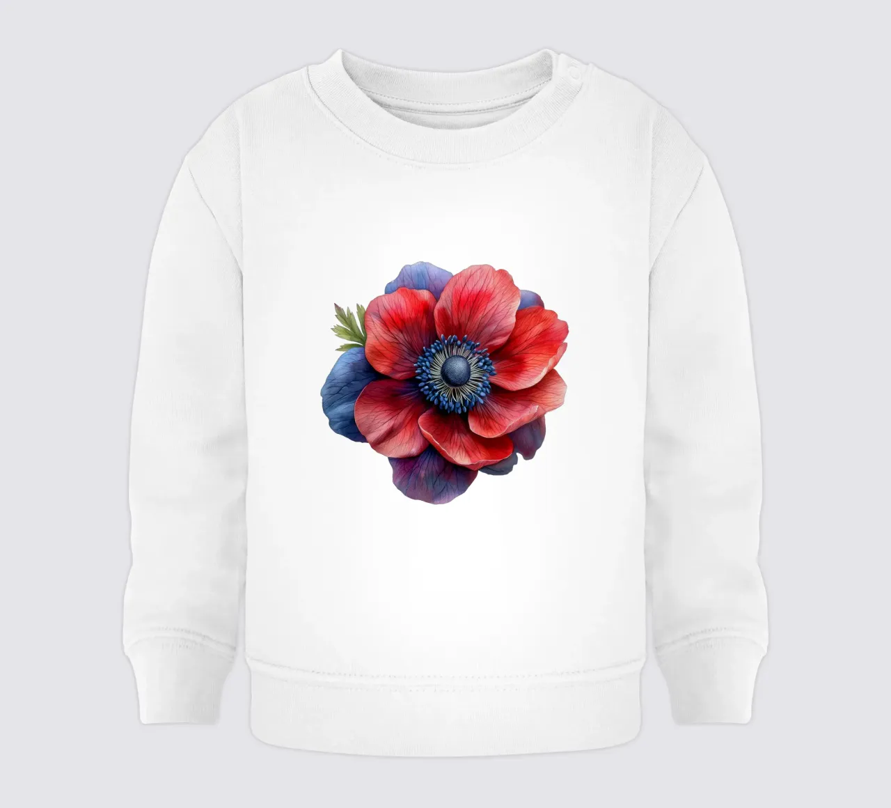 Fiore di anemone 3 felpa neonato da Bold Blooms