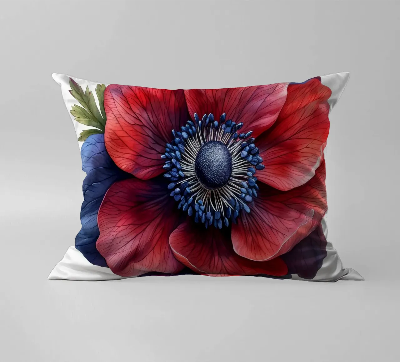 Fiore di anemone 3 cuscino da Bold Blooms