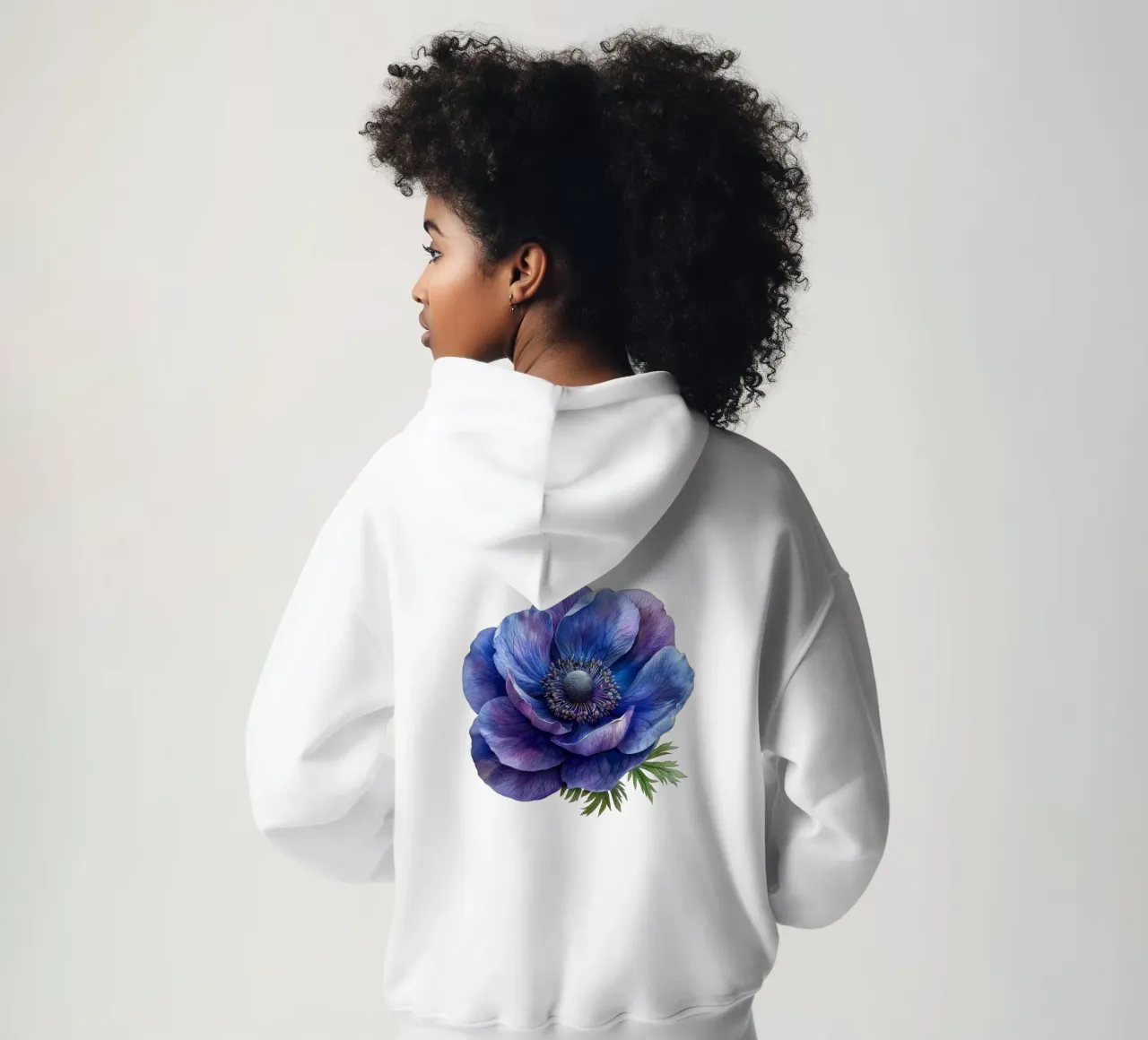 Fiore di anemone 4 felpa con cappuccio da Bold Blooms