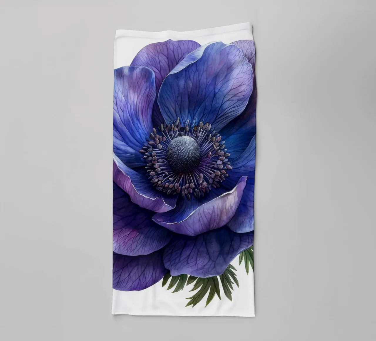 Anemone Flower 4 towel by Bold Blooms