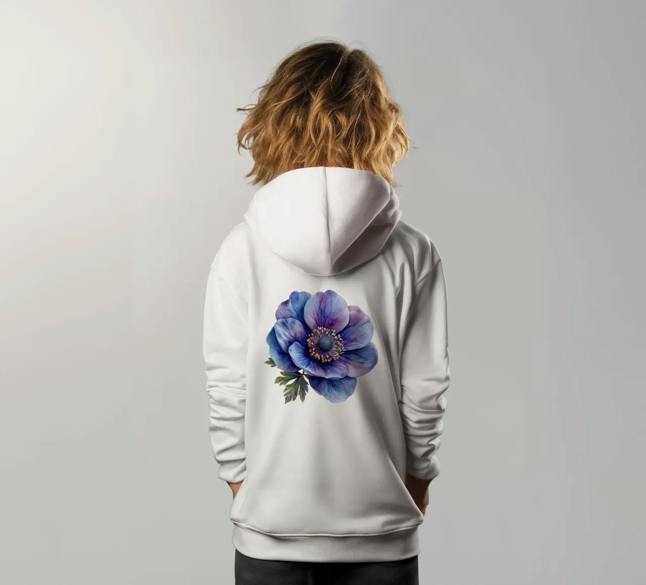Fleur d'anémone 1 sweat à capuche enfant de Bold Blooms