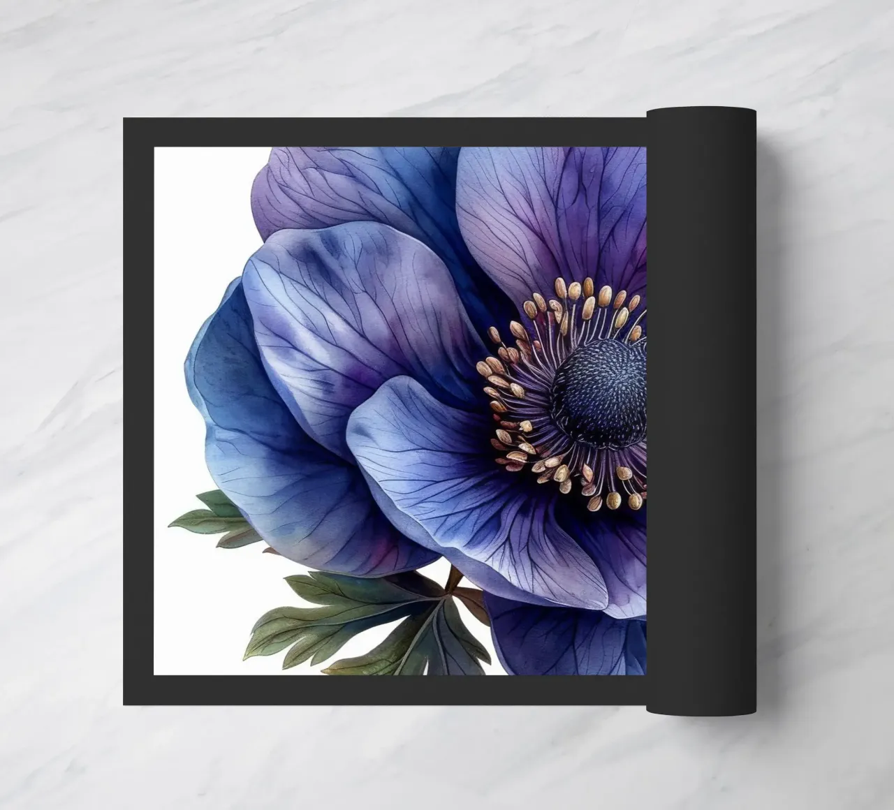 Fiore di anemone 1 zerbino da Bold Blooms