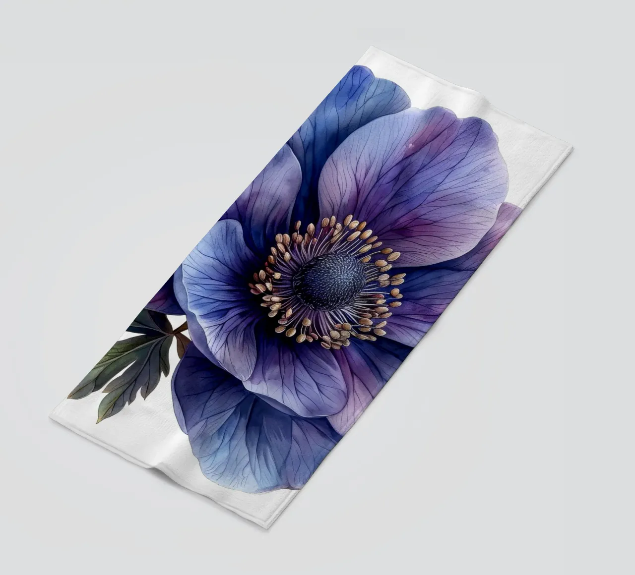 Fiore di anemone 1 telo mare da Bold Blooms