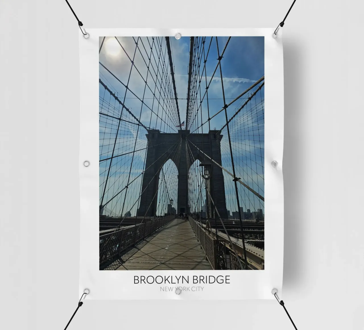 Brooklyn Bridge, New York telo in pvc da Wonderland Photography