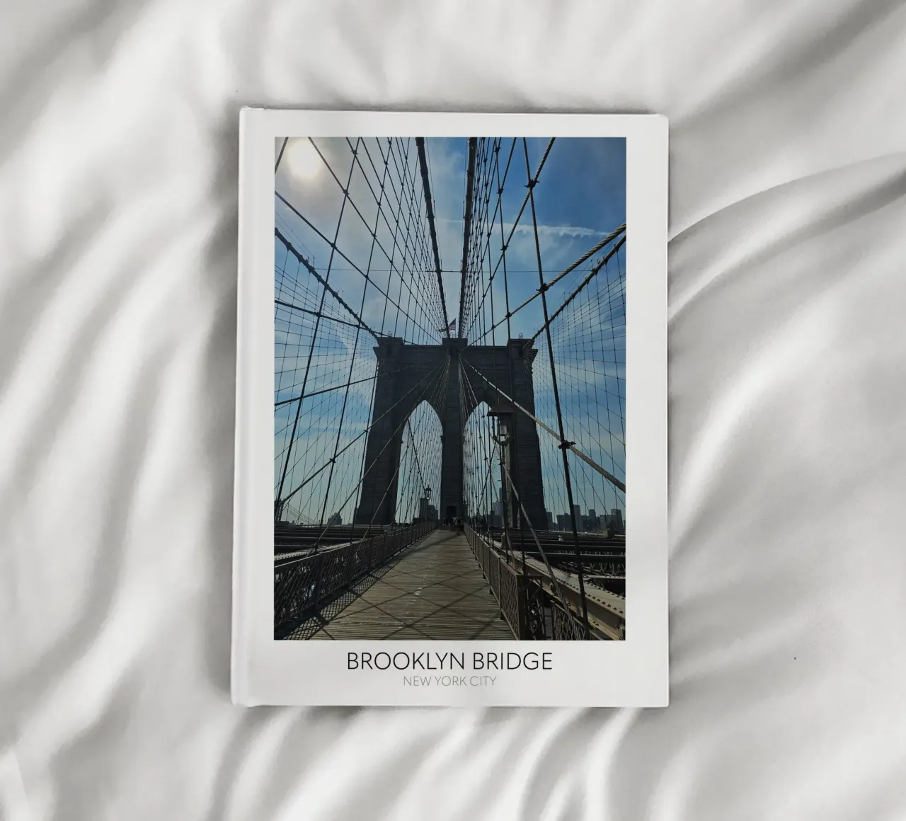 Brooklyn Bridge, New York notebook by Wonderland Photography