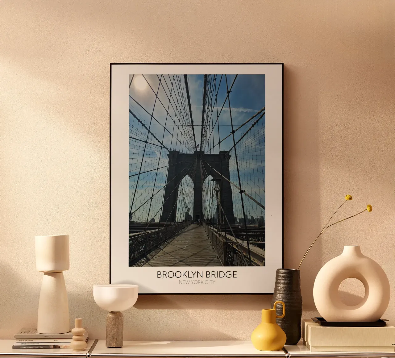 Brooklyn Bridge, New York acryl van Wonderland Photography