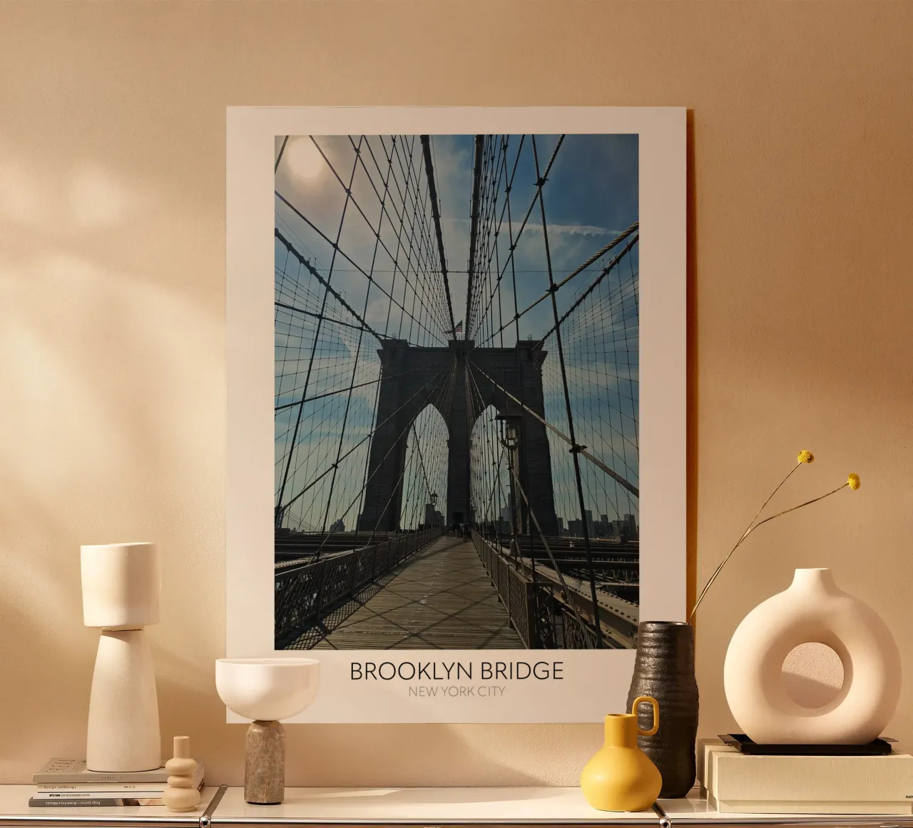 Brooklyn Bridge, New York acryl van Wonderland Photography