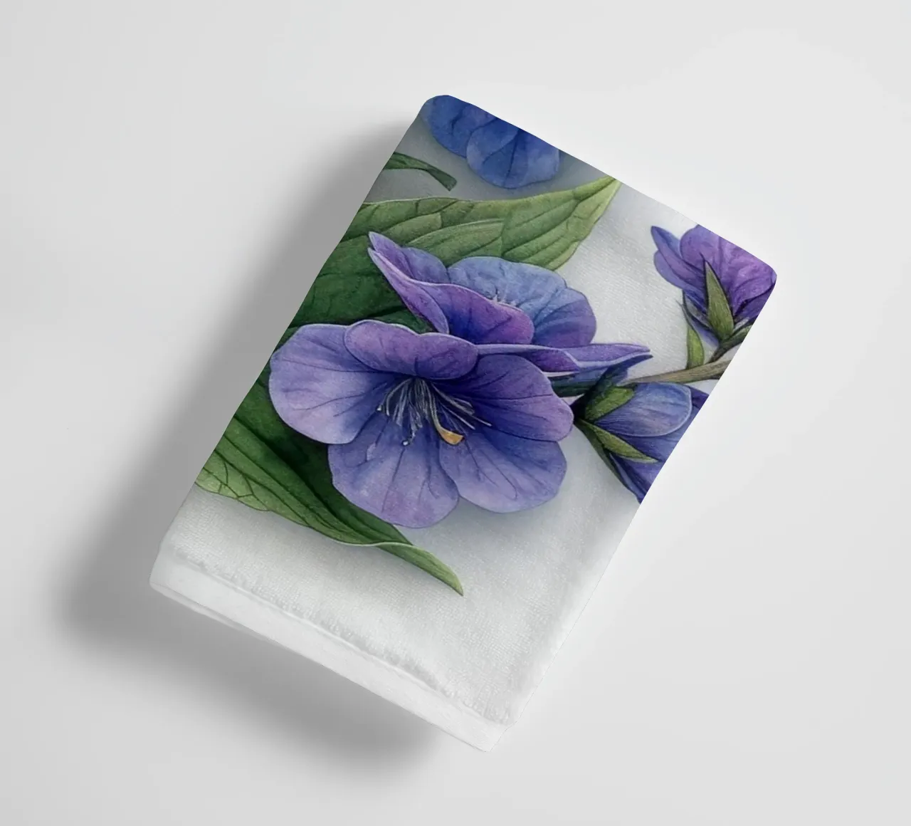 Angelonia Flower 2 towel by Bold Blooms