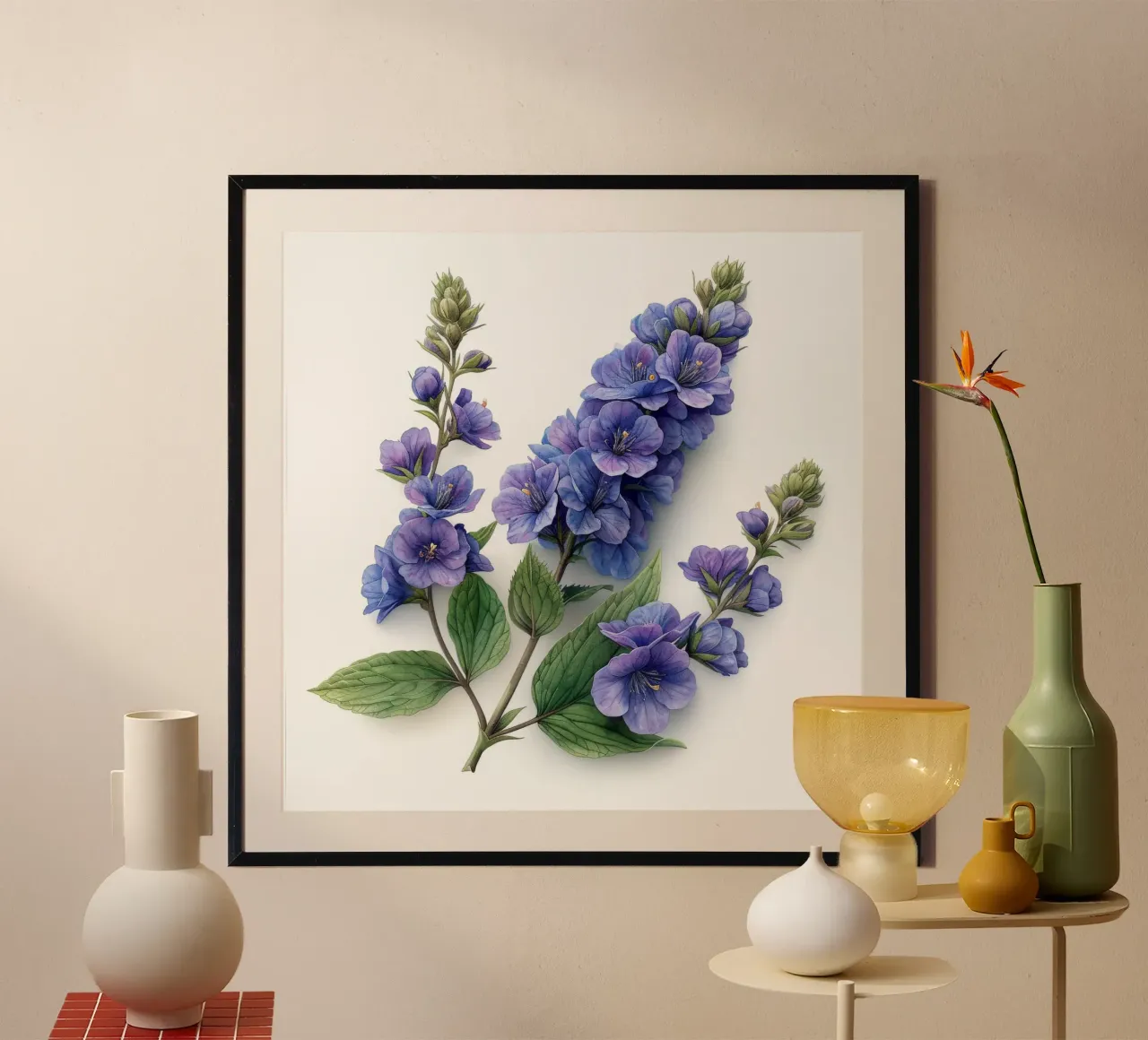 Angelonia Flower 2 hahnemühle by Bold Blooms