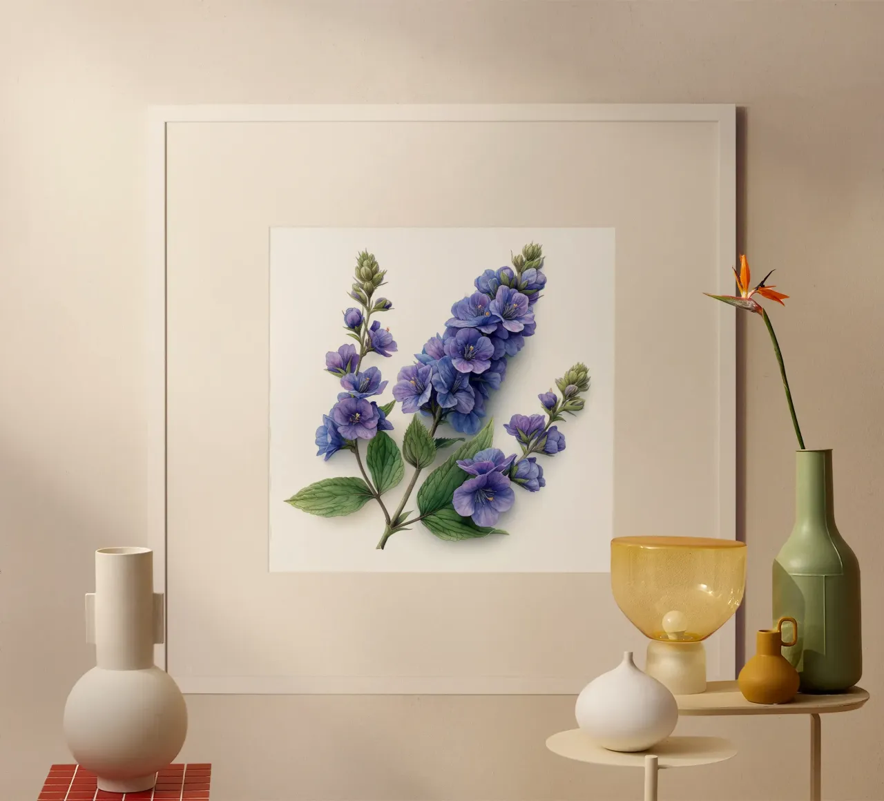 Angelonia Flower 2 hahnemühle by Bold Blooms
