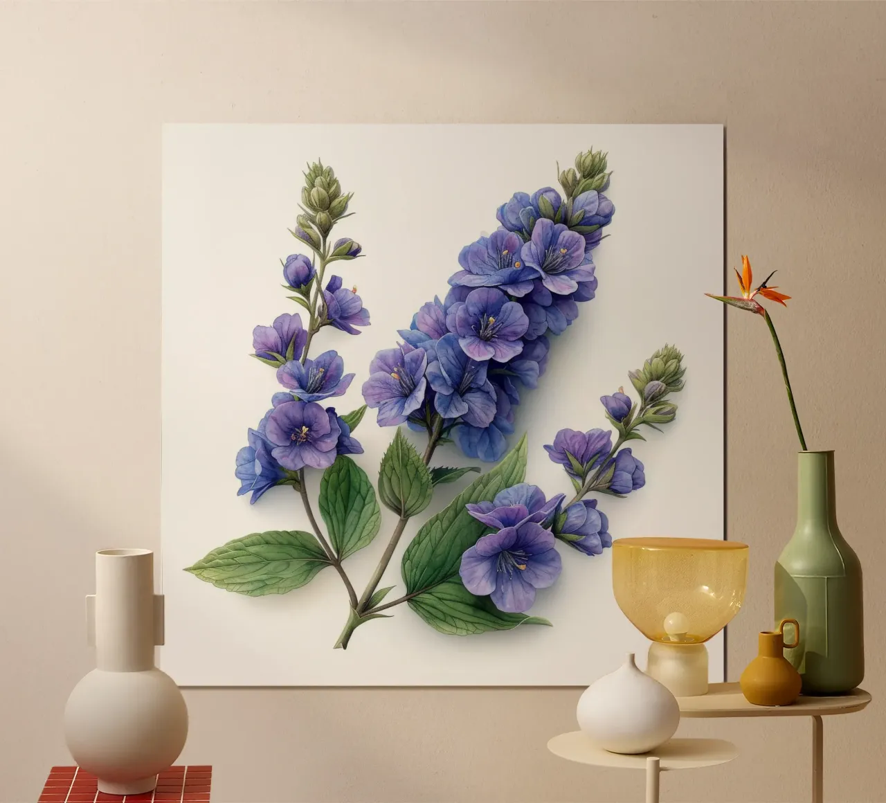 Angelonia Flower 2 hahnemühle by Bold Blooms