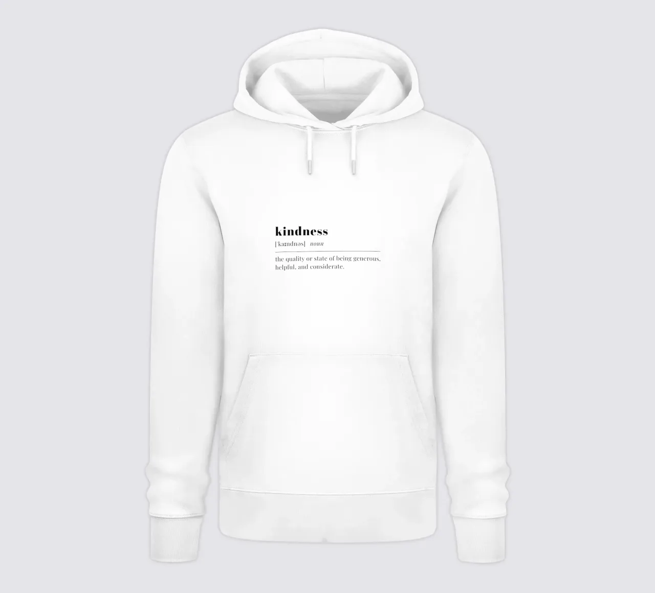 kindness felpa con cappuccio da pilotpegasus