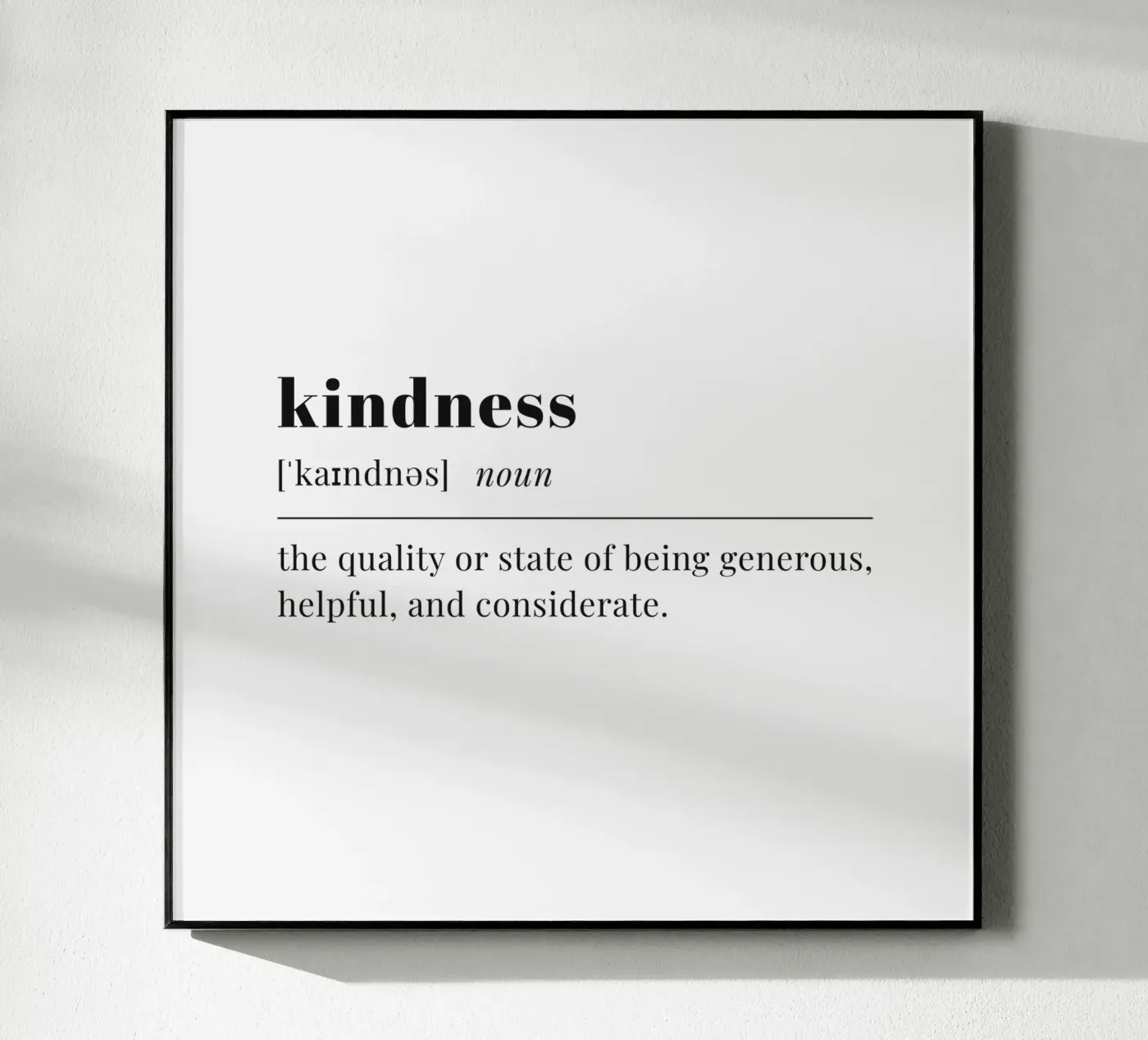 kindness acrylic glass by pilotpegasus